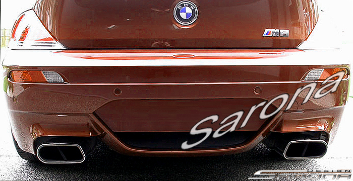 Custom BMW 6 Series  Coupe & Convertible Rear Add-on Lip (2004 - 2010) - $475.00 (Part #BM-033-RA)
